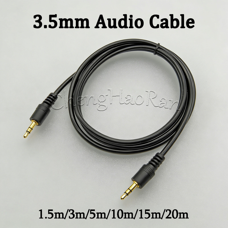 Cable Extension 3.5 - 1PC 1.5m/3m/5m/10m/15m/20m 3.5mm Stereo Audio Extension