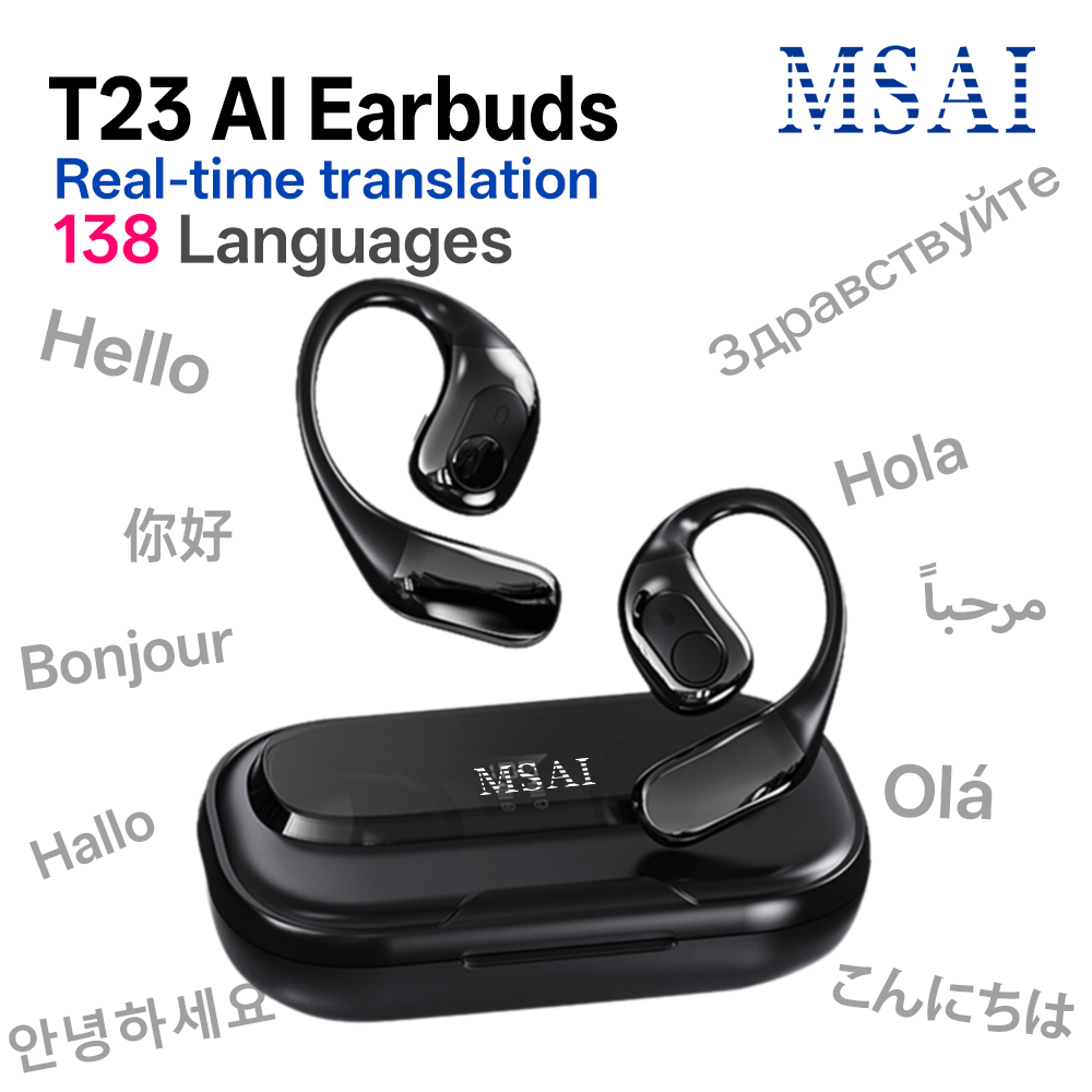Usb C Earphone - MSAI T23 AI Translator Earbuds 138