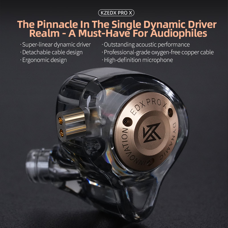Sports Earphone Hook - KZ EDX Pro X dynamic driving