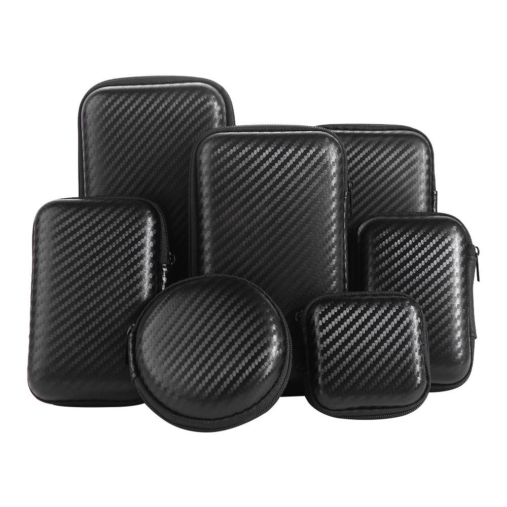 Headphone Case Hard - Protective Cover Travel Case Headphone Mini