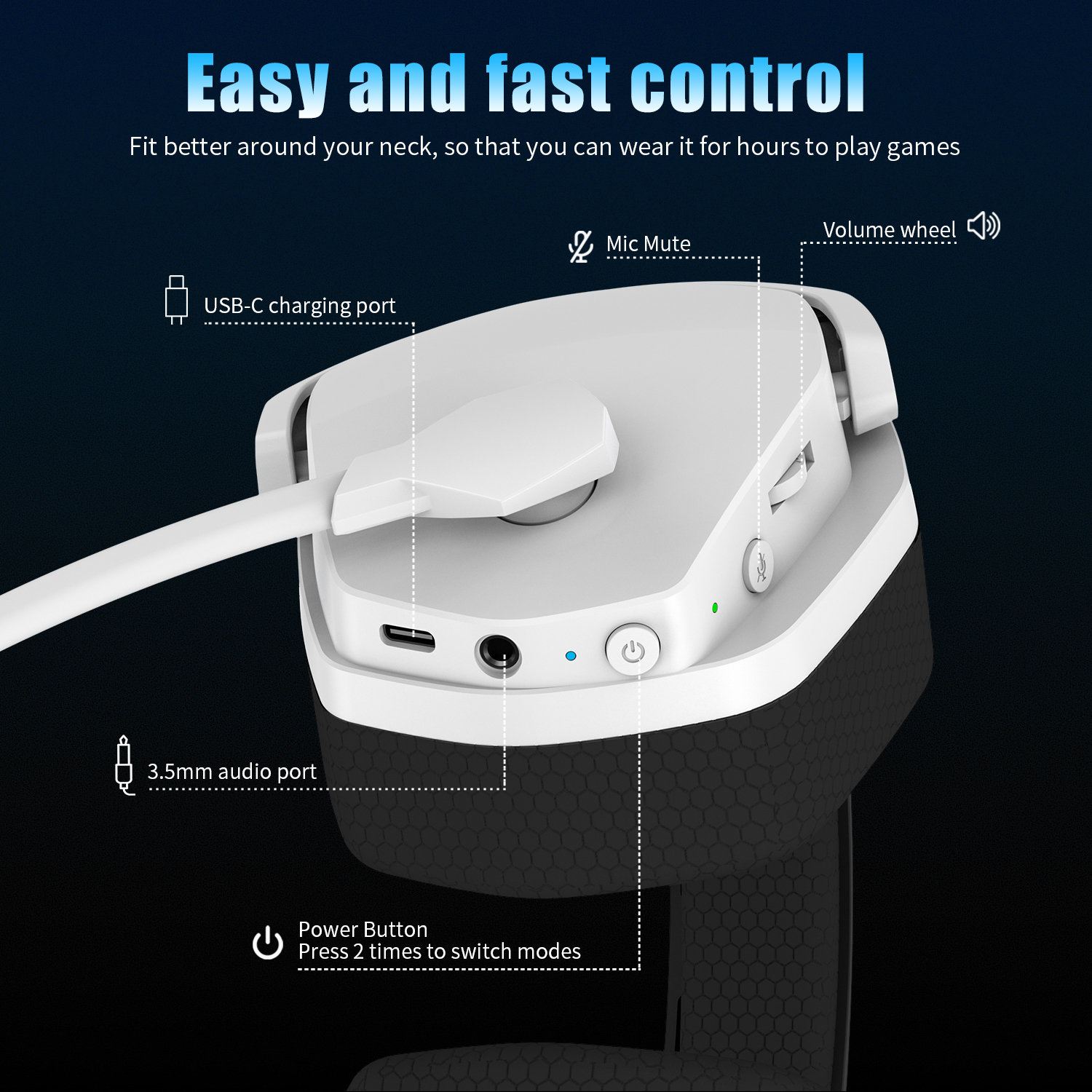 NUBWO G06 2.4G Dual Wireless G - Gaming Headset Rgb recension och pris