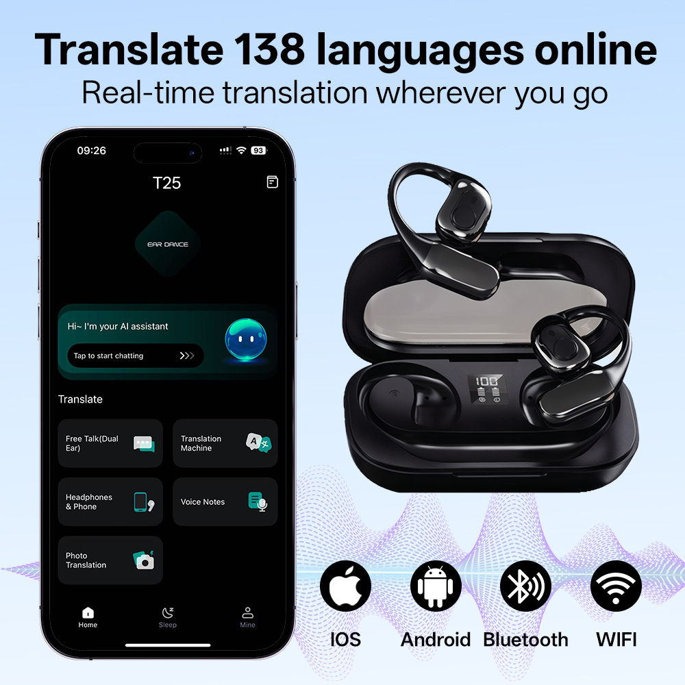 MSAI T23 AI Translator Earbuds - Usb C Earphone recension och pris