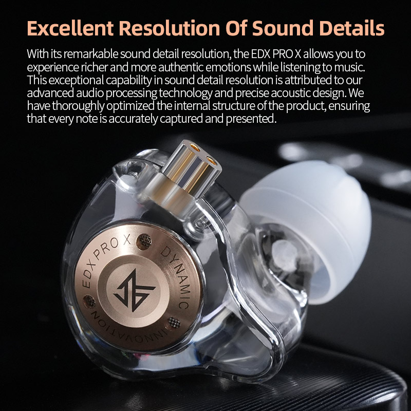 KZ EDX Pro X dynamic driving h - Sports Earphone Hook recension och pris