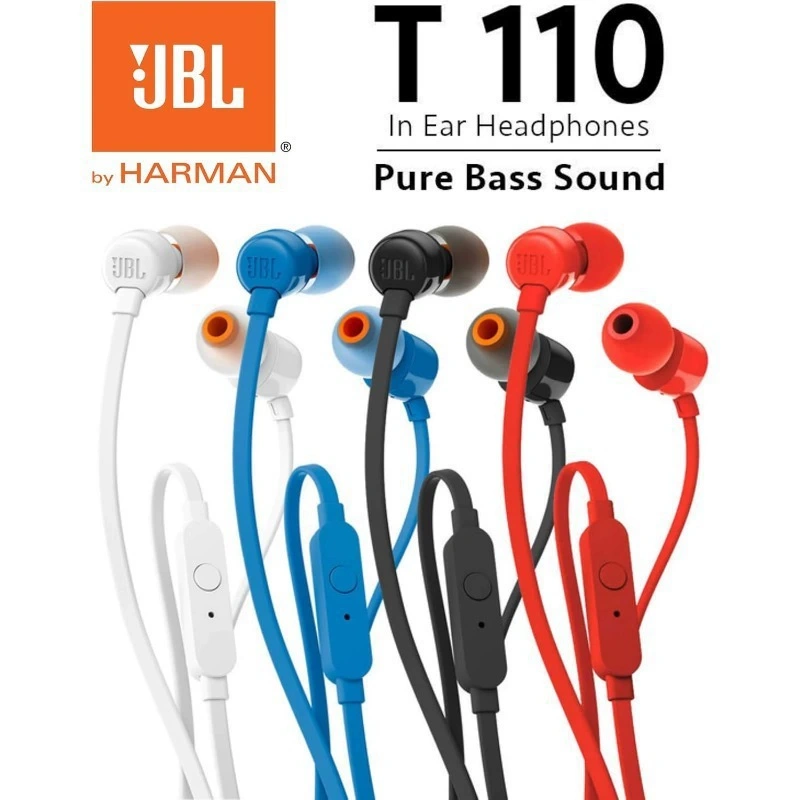 JBL T110 Wired In Ear Headphon - Noise Cancelling Headphone recension och pris