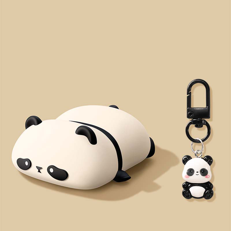 Cute Lying Panda Headphone Cas - Earbuds Charging Case recension och pris