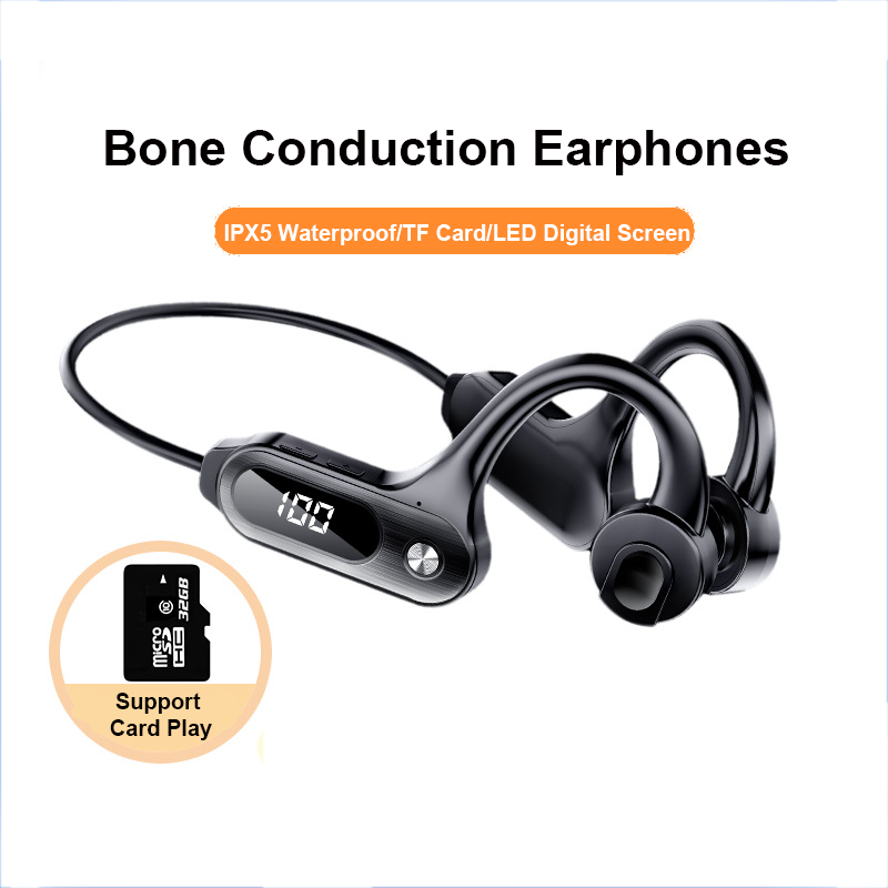 Bone Conduction Bluetooth 5.3  - Sports Earphone Hook recension och pris