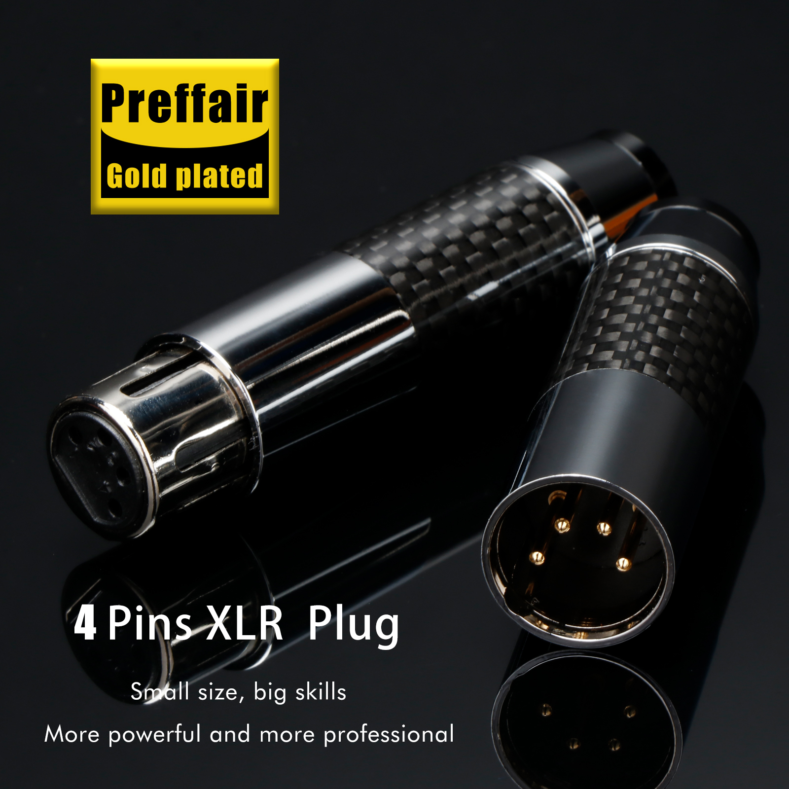 4pin XLR Connector Headphone X - Wired Earphone Mic recension och pris