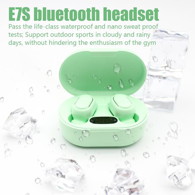 E7S TWS Fone Bluetooth Earphon - Wireless Earbuds Tws recension och pris