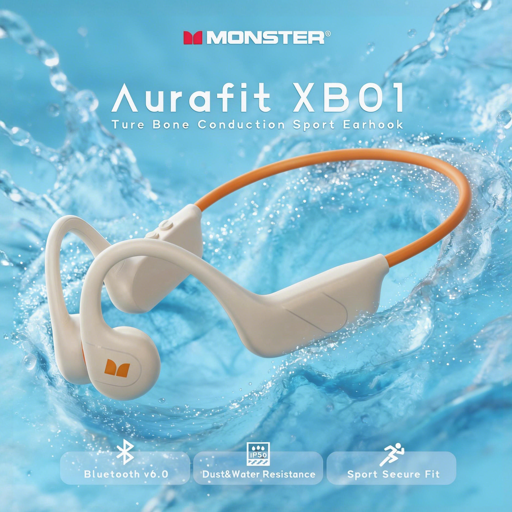 Monster AuraFit XB01 Bone Cond - Sports Earphone Hook recension och pris