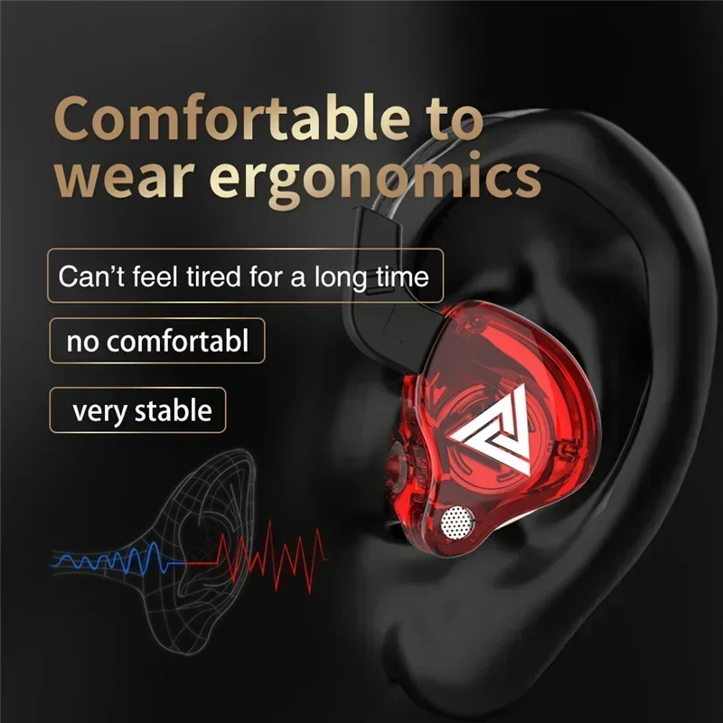 NEW QKZ AK6 Copper Driver HiFi - Audiophile Headphone Wired recension och pris