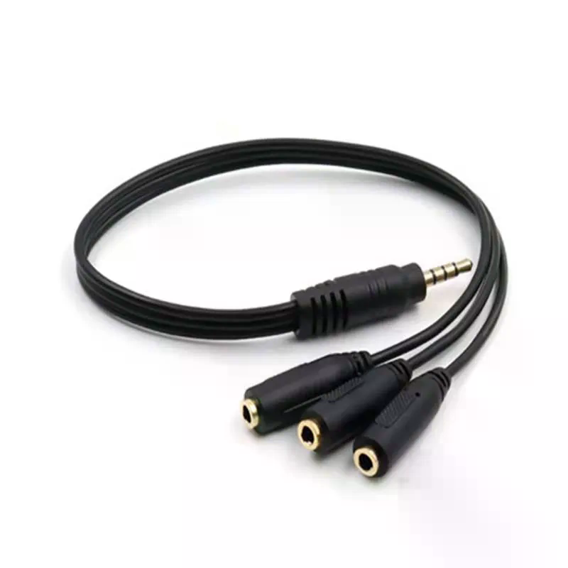 3.5mm 3 3.5mm 1 3 Adapter Way  - Earphone Splitter Jack recension och pris