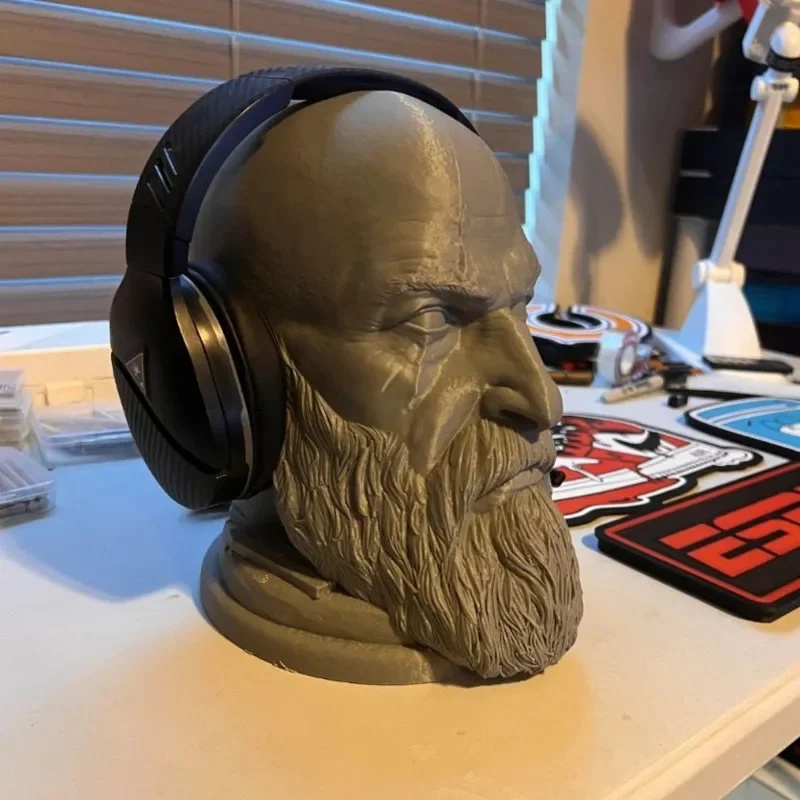 God Of War Kratos Statue Headp - Headphone Stand Desk recension och pris