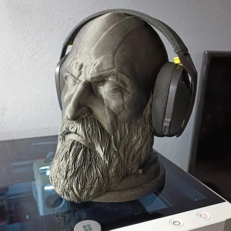 God Of War Kratos Statue Headp - Headphone Stand Desk recension och pris