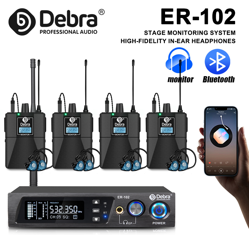 Debra ER-102 UHF IEM In Ear St - In Ear Monitor Iem recension och pris